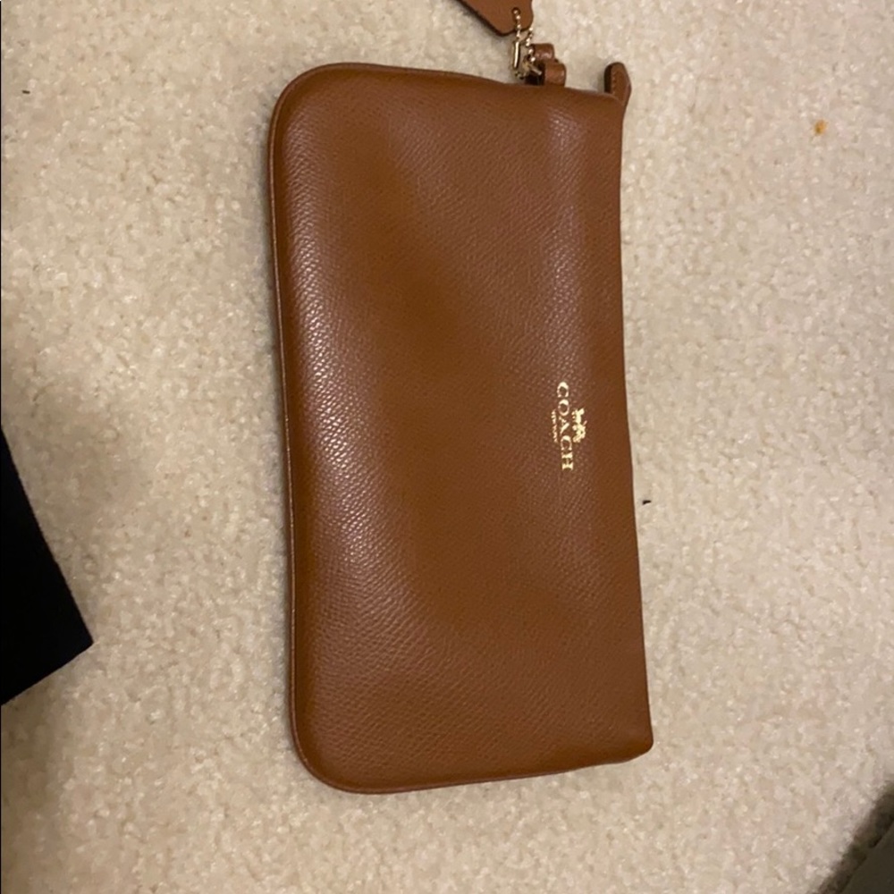 Coach small leather pocket book